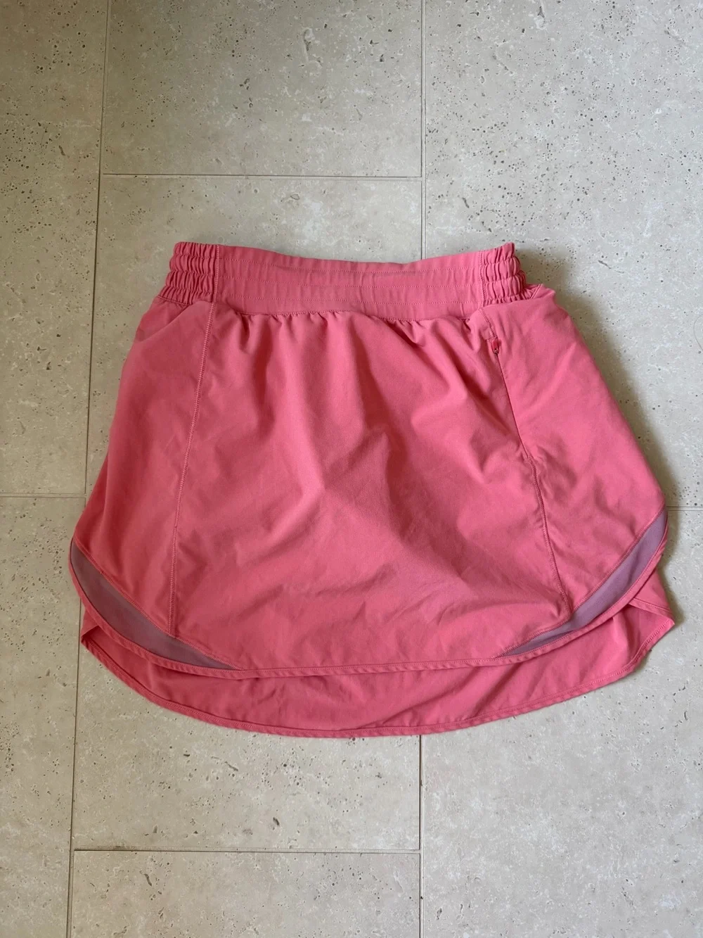 lululemon athletica Coral Pink Athletic Skirt